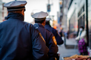 Police in Chinatown New York City